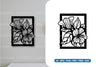 Flower in Frame Laser Cut SVG Bundle