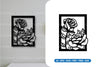 Flower in Frame Laser Cut SVG Bundle