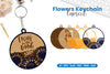 Flower Keychain Lasercut SVG Bundle