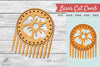 Flower Laser Cut Comb Clipart Bundle