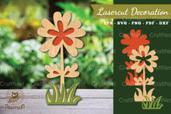 Flower Laser Cut Decoration Clipart Bundle - CraftNest - Digital Crafting and Art