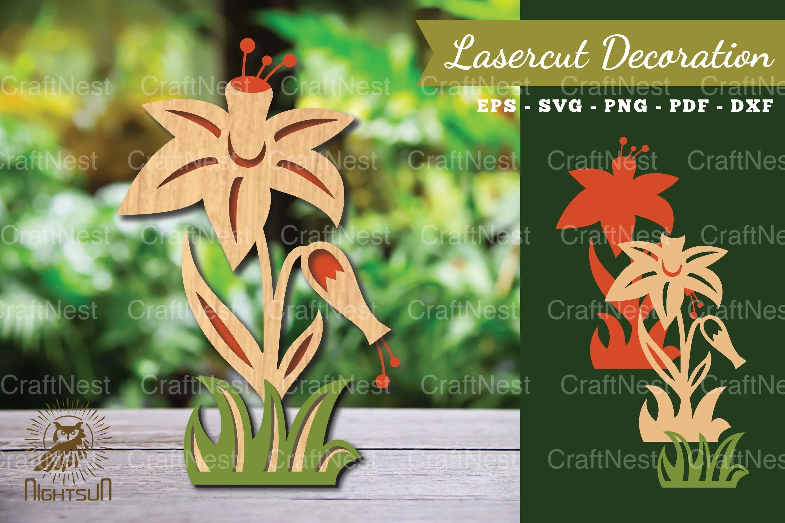 Flower Laser Cut Decoration Clipart Bundle - CraftNest - Digital Crafting and Art