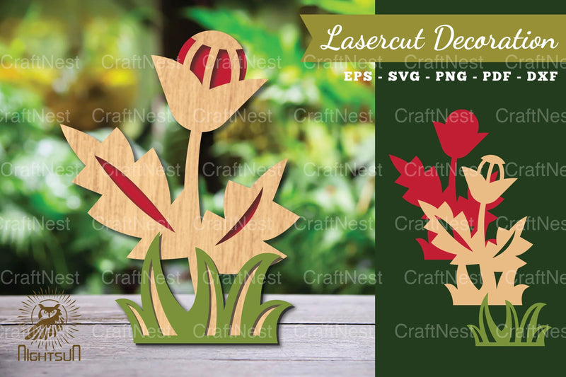 Flower Laser Cut Decoration Clipart Bundle - CraftNest - Digital Crafting and Art