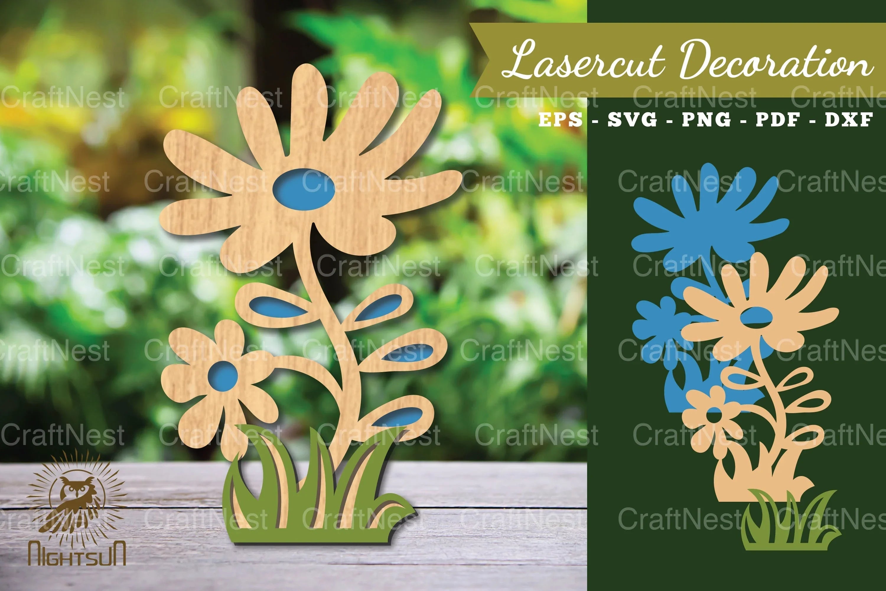 Flower Laser Cut Decoration Clipart Bundle - CraftNest - Digital Crafting and Art