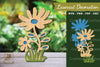 Flower Laser Cut Decoration Clipart Bundle