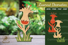 Flower Laser Cut Decoration Clipart Bundle - CraftNest - Digital Crafting and Art