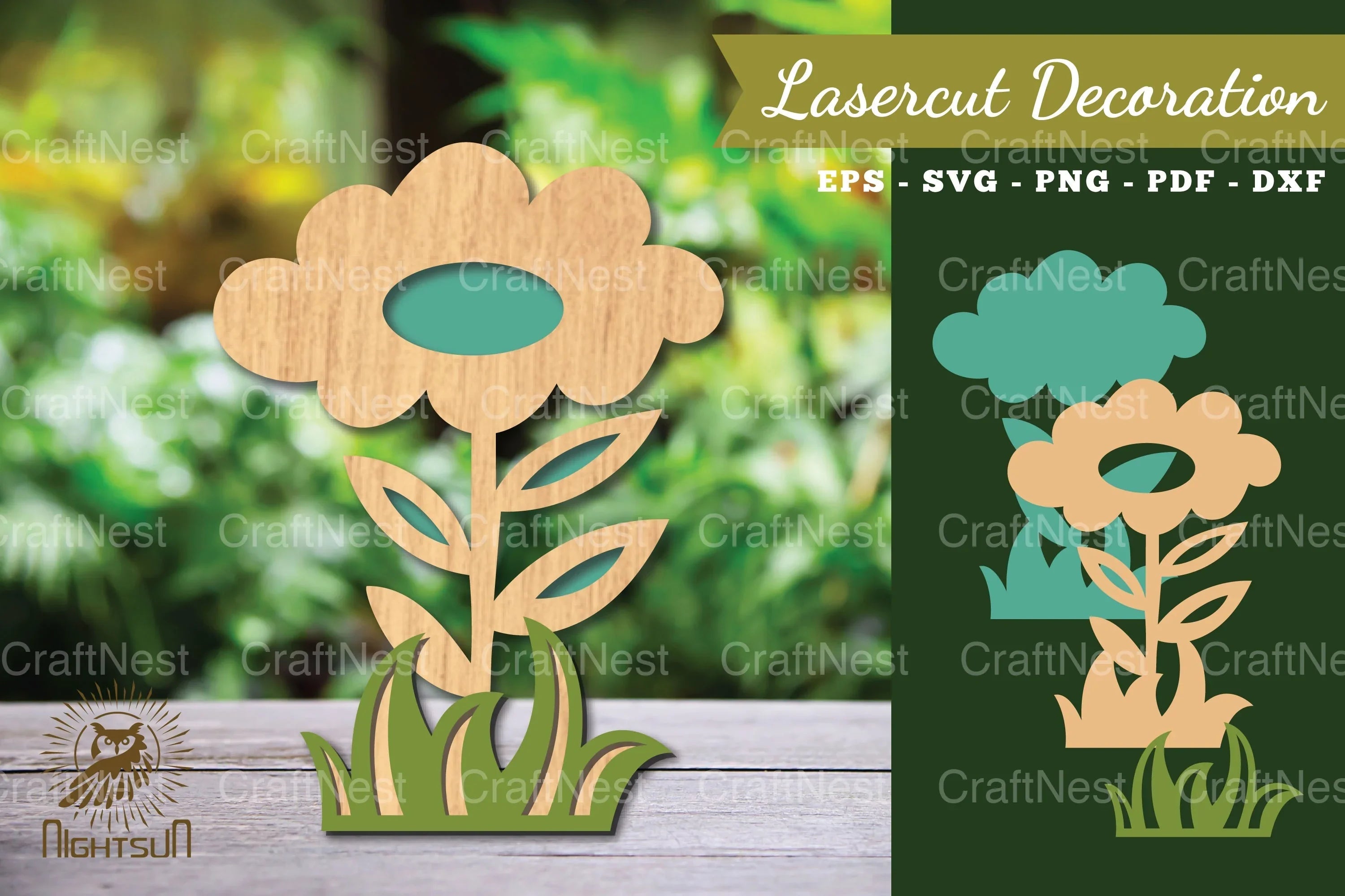 Flower Laser Cut Decoration Clipart Bundle - CraftNest - Digital Crafting and Art