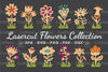 Flower Laser Cut Decoration Clipart Bundle