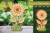 Flower Laser Cut Decoration Clipart Bundle