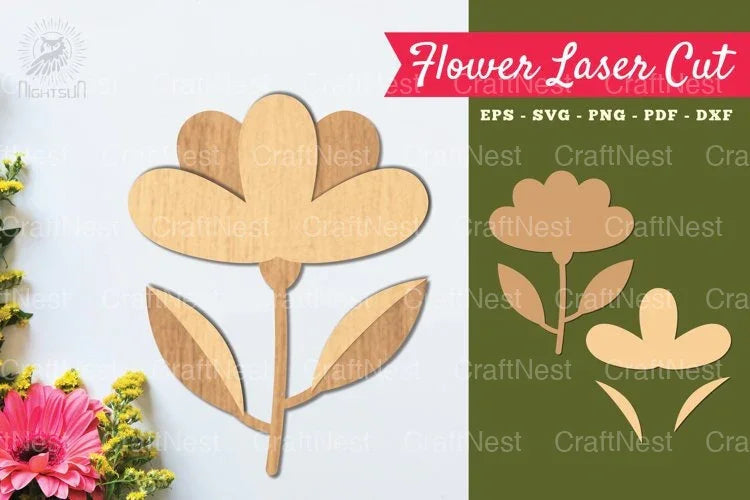 Flower Laser Cut Decoration Clipart Bundle - CraftNest - Digital Crafting and Art