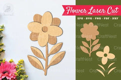Flower Laser Cut Decoration SVG Bundle - CraftNest - Digital Crafting and Art