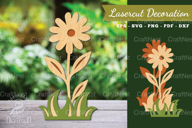 Flower Laser Cut Decoration SVG Bundle - CraftNest - Digital Crafting and Art