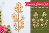 Flower Laser Cut Decoration Clipart Bundle
