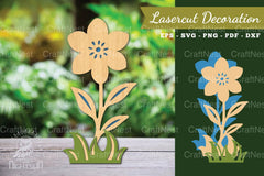 Flower Laser Cut Decoration Clipart Bundle - CraftNest - Digital Crafting and Art