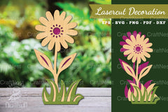 Flower Laser Cut Decoration SVG Bundle - CraftNest - Digital Crafting and Art