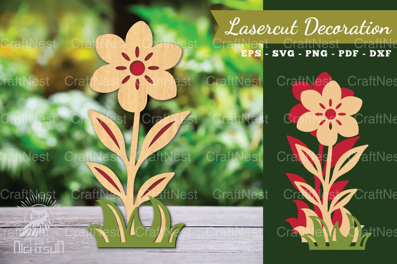 Flower Laser Cut Decoration Clipart Bundle - CraftNest - Digital Crafting and Art