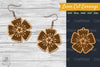 Flower Laser Cut Earring SVG Bundle