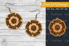 Flower Laser Cut Earring SVG Bundle