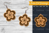 Flower Laser Cut Earring SVG Bundle