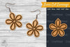 Flower Laser Cut Earring SVG Bundle