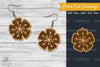 Flower Laser Cut Earring SVG Bundle