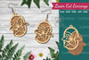Flower Laser Cut Earrings Design Bundle