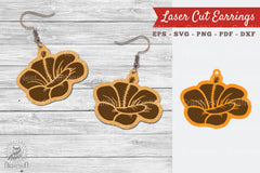 Flower Laser Cut Earrings Design Clipart Bundle - CraftNest - Digital Crafting and Art