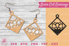 Flower Laser Cut Earrings SVG Bundle
