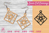 Flower Laser Cut Earrings SVG Bundle