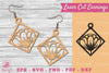 Flower Laser Cut Earrings SVG Bundle