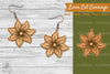 Flower Laser Cut Earrings SVG Bundle