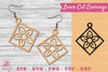 Flower Laser Cut Earrings SVG Bundle