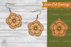 Flower Laser Cut Earrings SVG Bundle