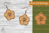 Flower Laser Cut Earrings SVG Bundle