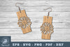 Flower Laser Cut Earrings SVG Bundle