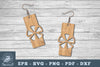 Flower Laser Cut Earrings SVG Bundle