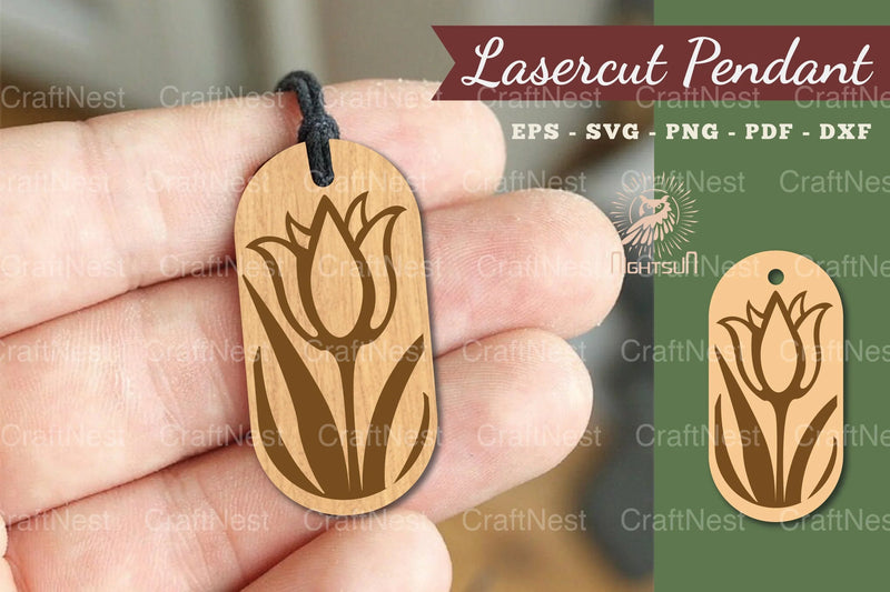 Flower Lasercut Pendant Clipart Bundle - CraftNest - Digital Crafting and Art