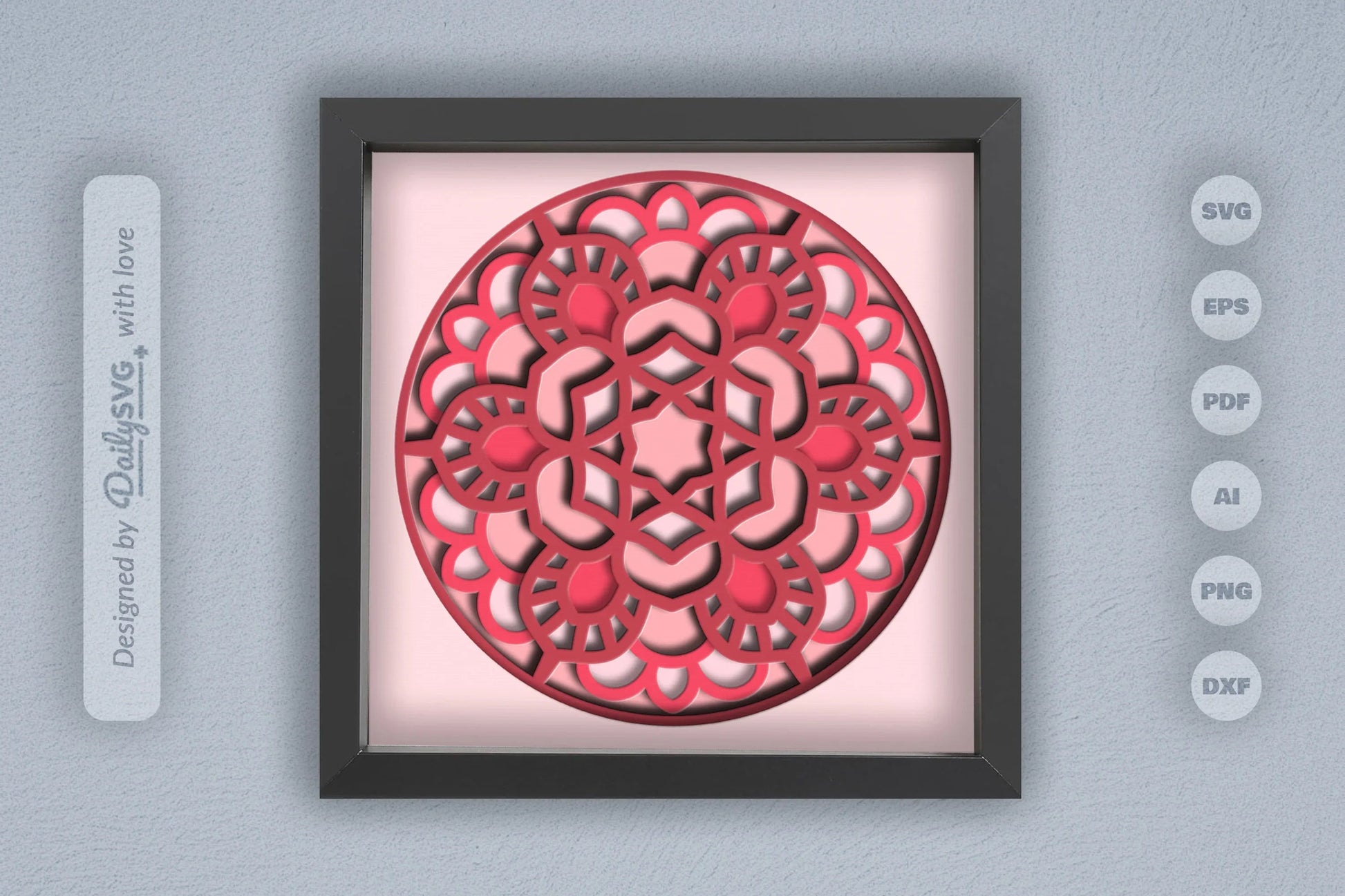 Flower Mandala Paper Cut SVG Bundle - CraftNest - Digital Crafting and Art