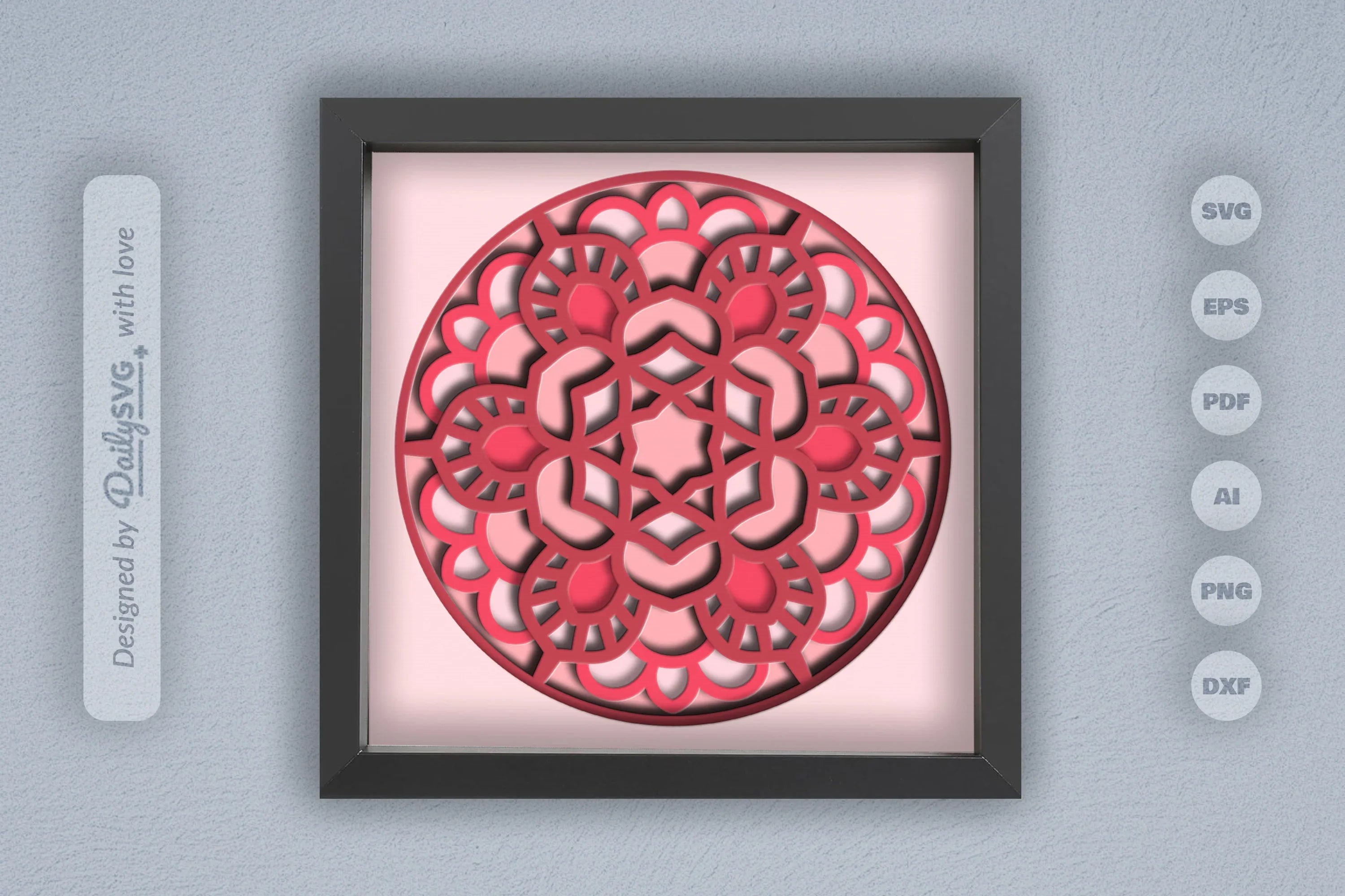 Flower Mandala Paper Cut SVG Bundle - CraftNest - Digital Crafting and Art