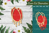 Flower Melted Laser Cut Decoration Clipart Bundle