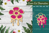Flower Melted Laser Cut Decoration Clipart Bundle