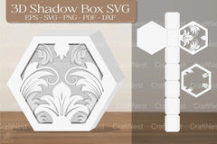Flower Ornament 3D Shadow Box Clipart Bundle - CraftNest - Digital Crafting and Art