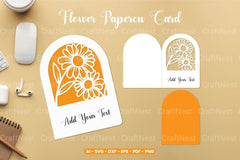 Flower Papercut Card SVG Bundle - CraftNest - Digital Crafting and Art