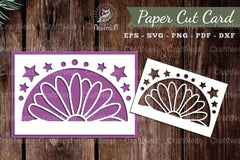 Flower Papercut Card SVG Bundle - CraftNest - Digital Crafting and Art