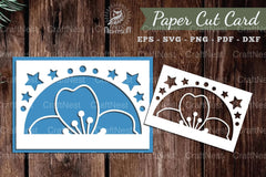 Flower Papercut Card SVG Bundle - CraftNest - Digital Crafting and Art