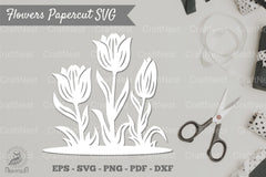 Flower Papercut SVG Bundle - CraftNest - Digital Crafting and Art