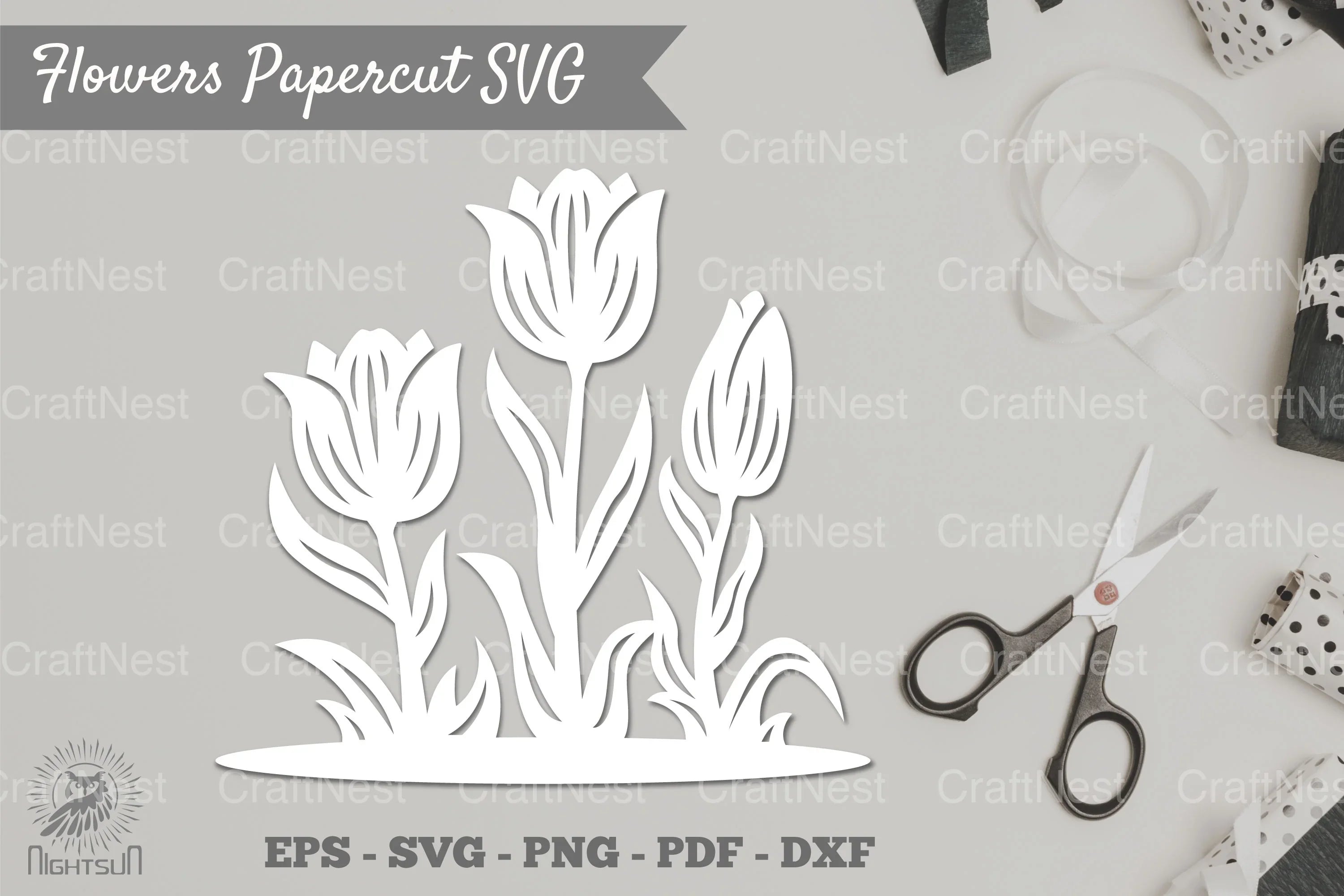 Flower Papercut SVG Bundle - CraftNest - Digital Crafting and Art