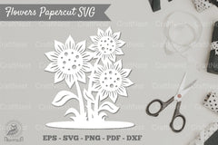Flower Papercut SVG Bundle - CraftNest - Digital Crafting and Art