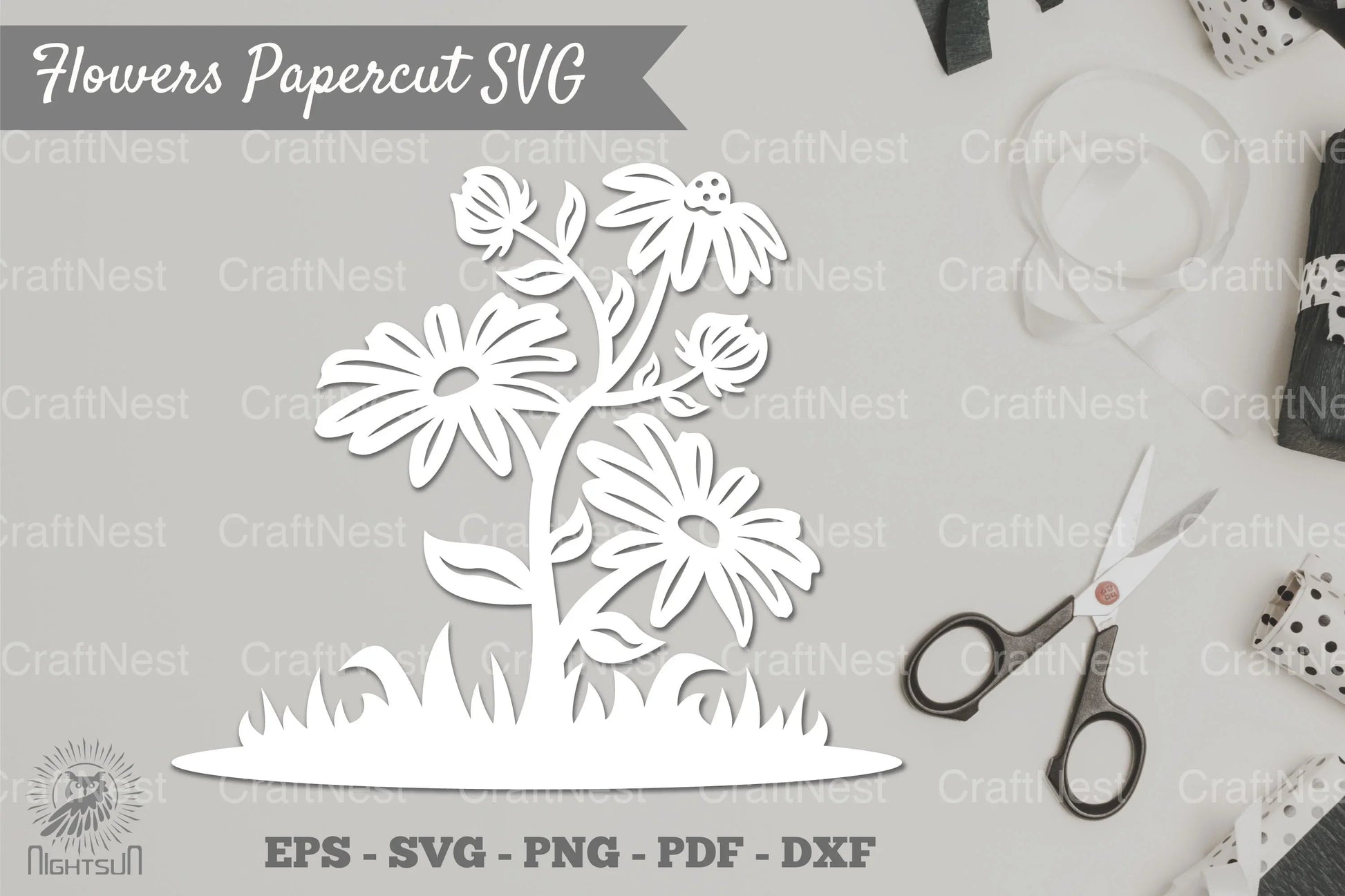 Flower Papercut SVG Bundle - CraftNest - Digital Crafting and Art