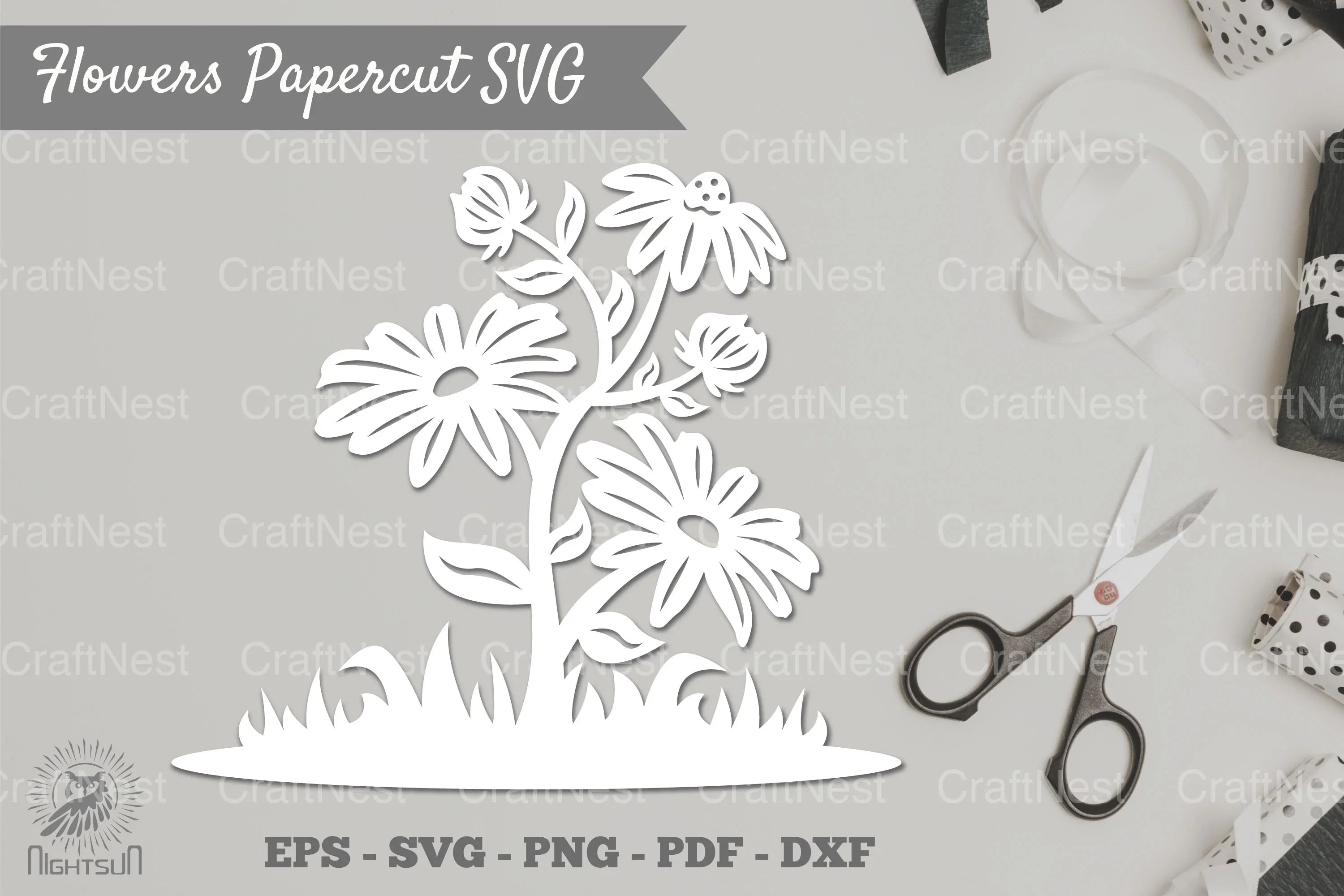 Flower Papercut SVG Bundle - CraftNest - Digital Crafting and Art